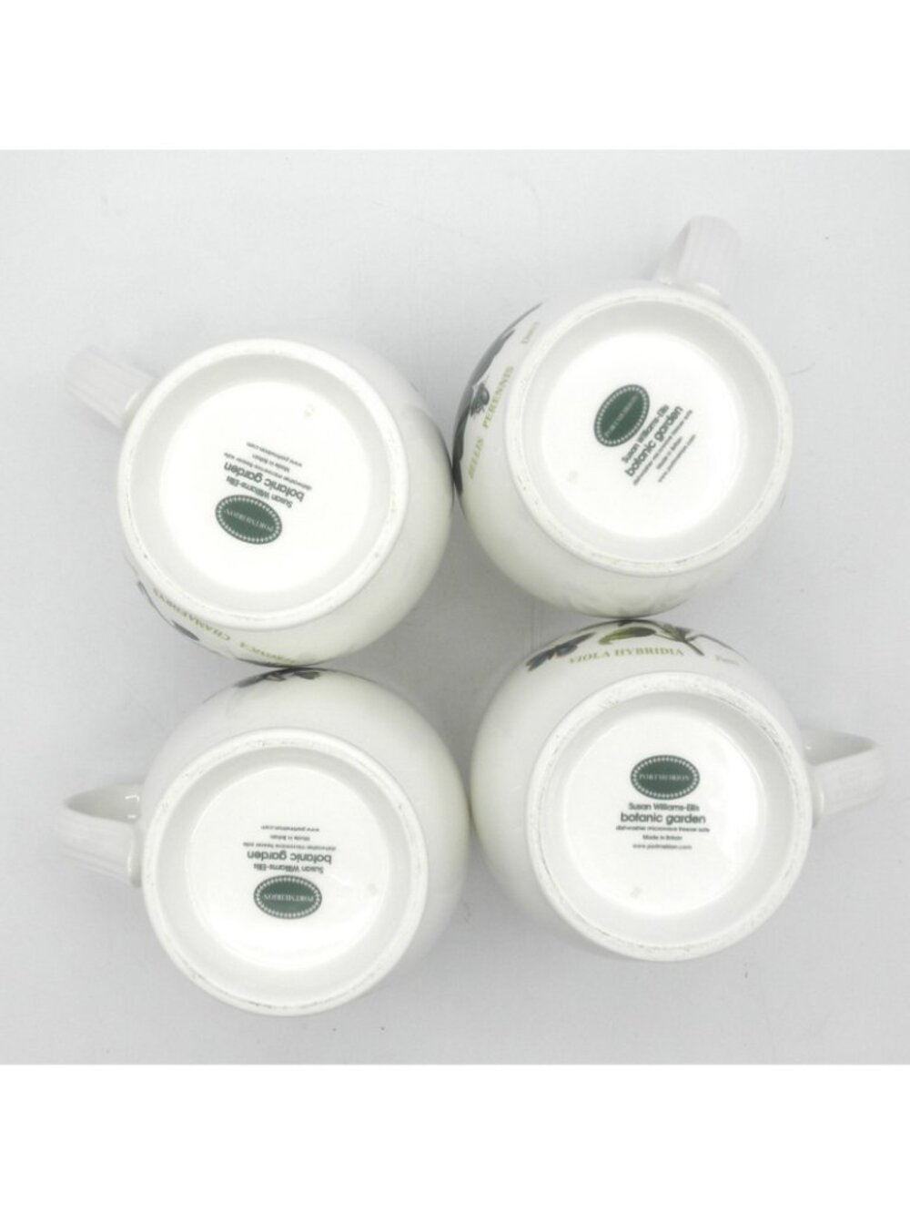 Portmeirion Botanic Garden 14 Ounce Bristol Mugs Set of 4 Assorted Flowers - Picture 6 of 15